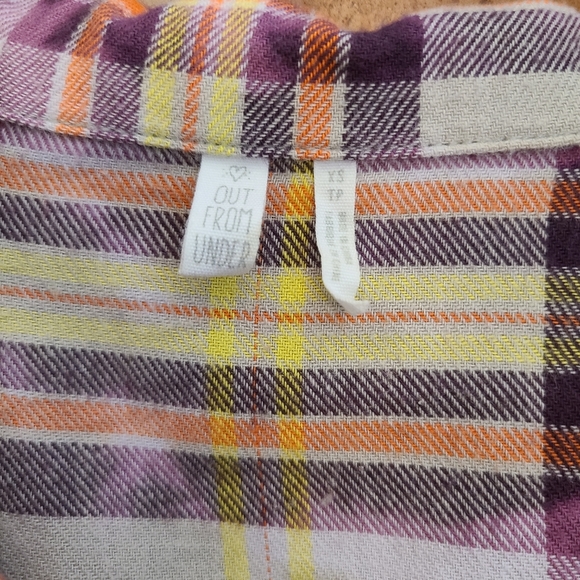 Urban Outfitters plaid button down, xs - Picture 3 of 4